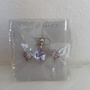 Sterling Silver 925 Earring/Pendant Set